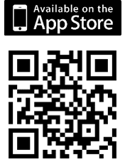 iPhone端末で「みっけ隊」をダウンロードする人向けのQRコードの画像